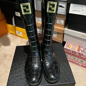 Fendi rain boots
